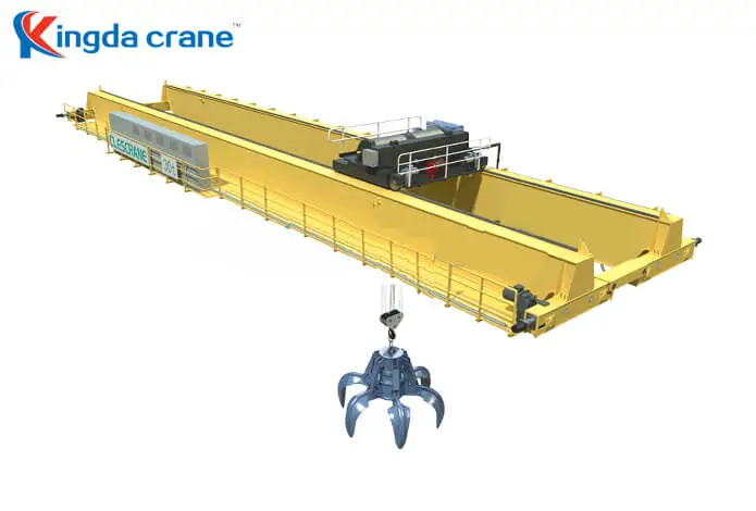 double girder overhead grab crane