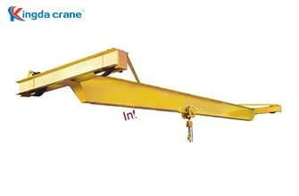 manual operation single girder crane