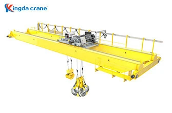 grab and hook double girder overhead crane