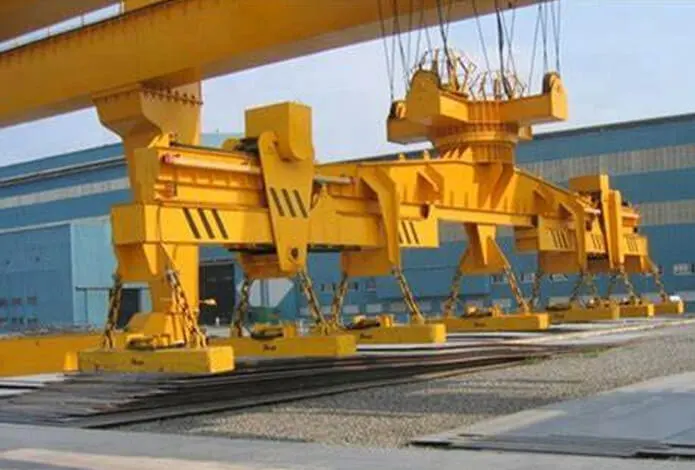 electric magnet overhead crane with rotating carrier-beam