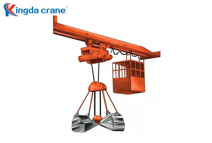 single girder grab overhead crane